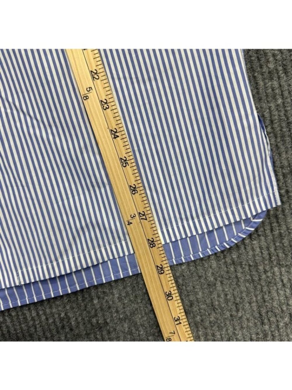 Theory Project Long Sleeve Striped Button Up Shirt Colorblock Mens sz Small NEW - Picture 7 of 7